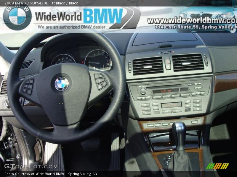 Jet Black / Black 2009 BMW X3 xDrive30i