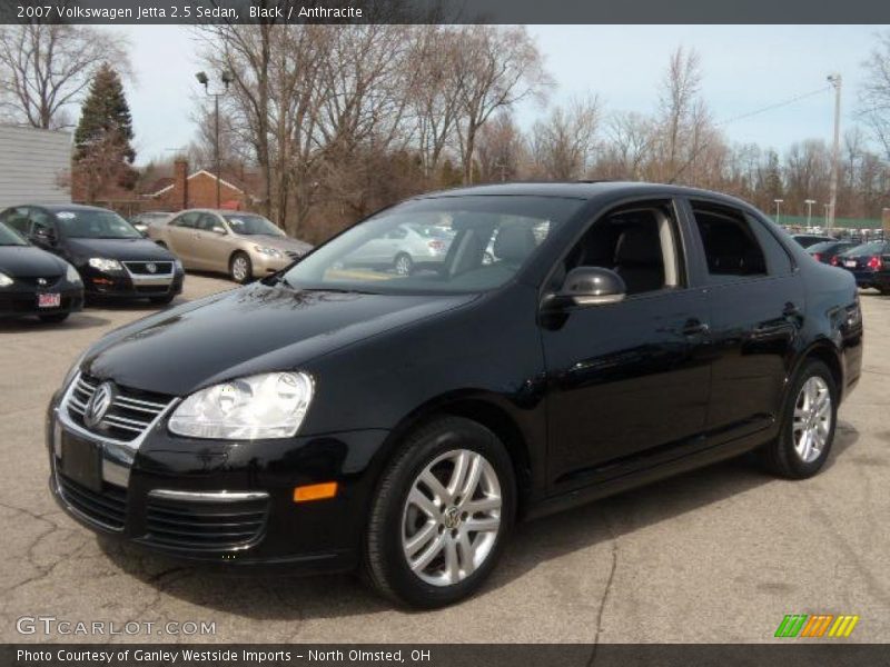 Black / Anthracite 2007 Volkswagen Jetta 2.5 Sedan