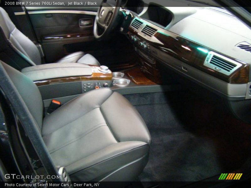 Jet Black / Black 2008 BMW 7 Series 760Li Sedan