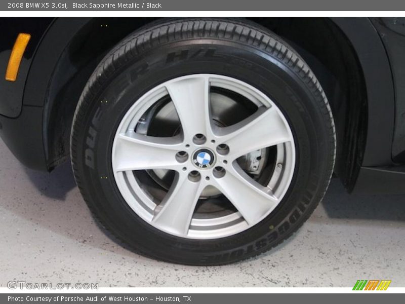 Black Sapphire Metallic / Black 2008 BMW X5 3.0si