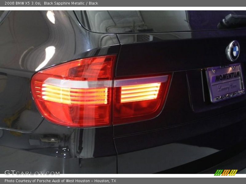 Black Sapphire Metallic / Black 2008 BMW X5 3.0si