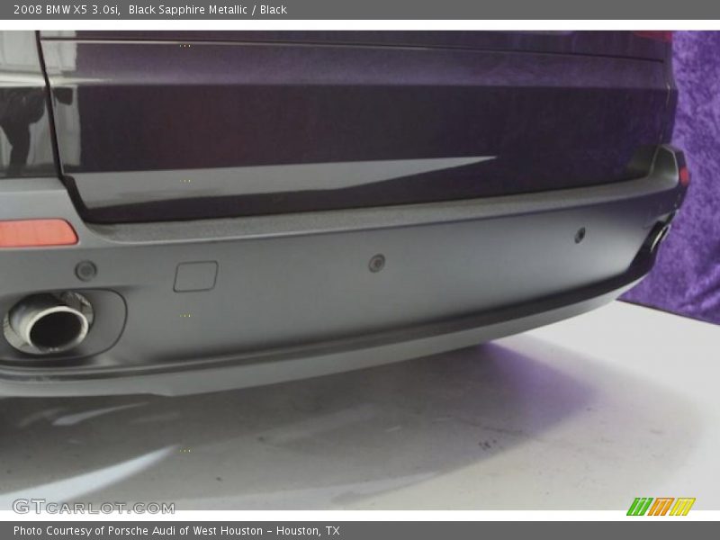 Black Sapphire Metallic / Black 2008 BMW X5 3.0si