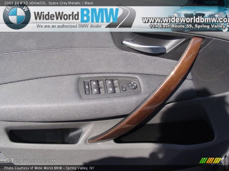 Space Grey Metallic / Black 2009 BMW X3 xDrive30i
