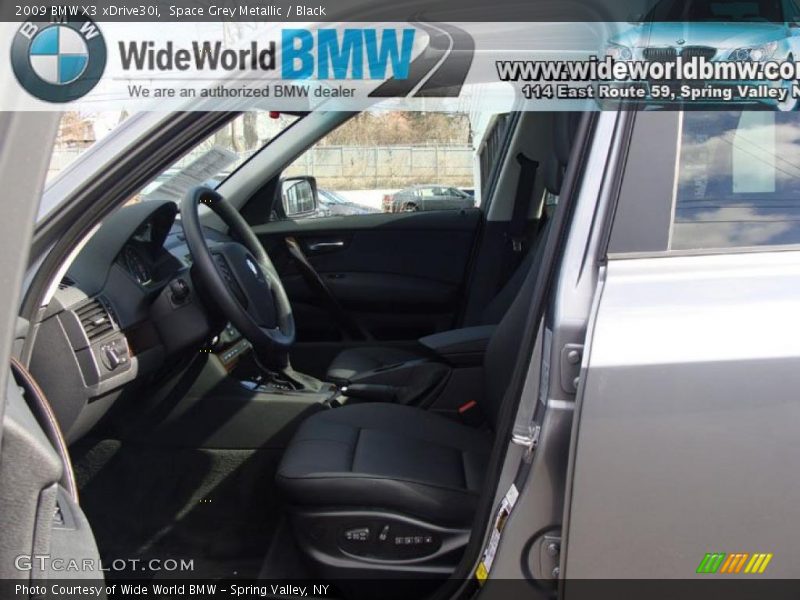 Space Grey Metallic / Black 2009 BMW X3 xDrive30i
