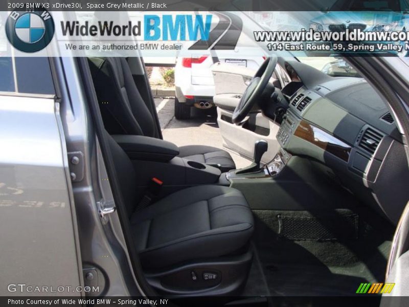 Space Grey Metallic / Black 2009 BMW X3 xDrive30i
