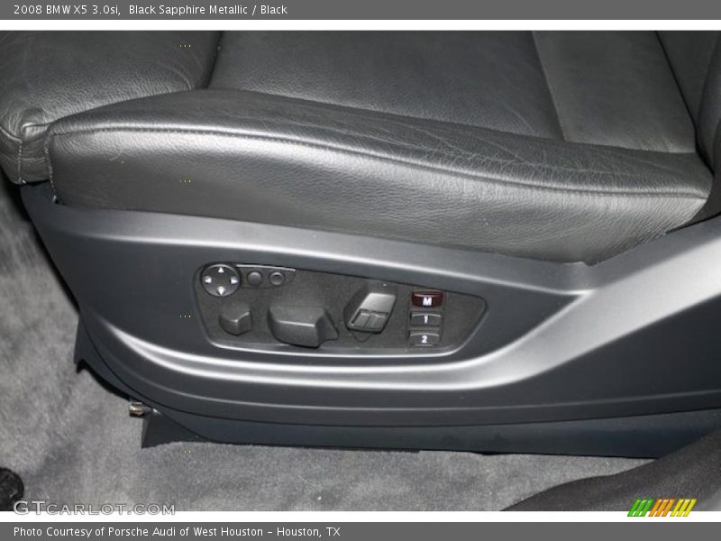 Black Sapphire Metallic / Black 2008 BMW X5 3.0si