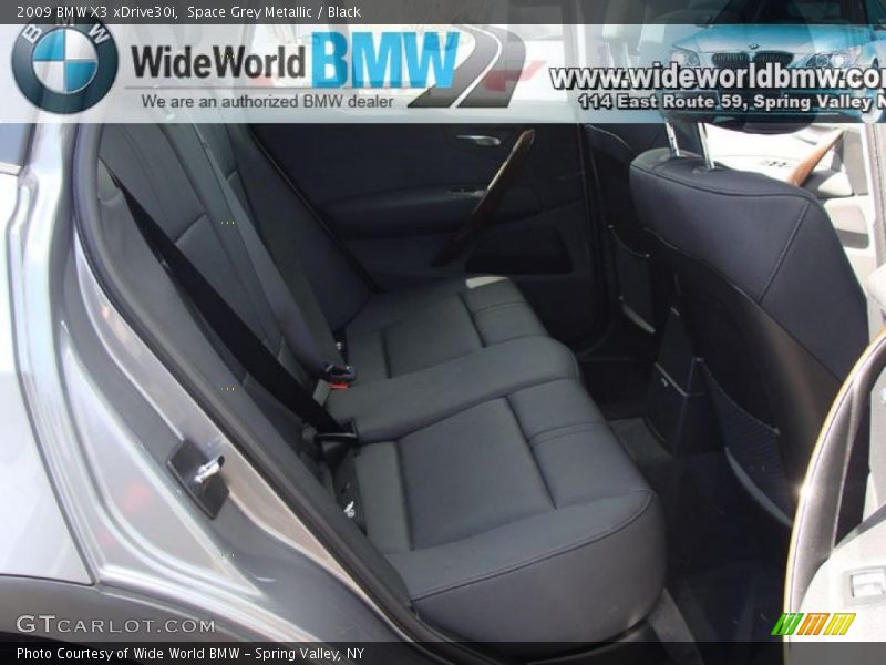 Space Grey Metallic / Black 2009 BMW X3 xDrive30i
