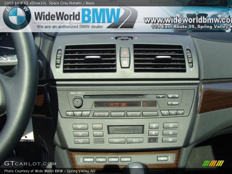 Space Grey Metallic / Black 2009 BMW X3 xDrive30i
