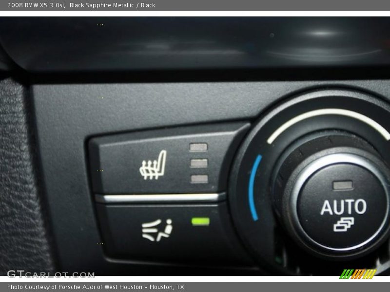 Black Sapphire Metallic / Black 2008 BMW X5 3.0si