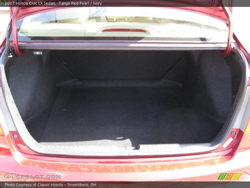 Tango Red Pearl / Ivory 2007 Honda Civic LX Sedan