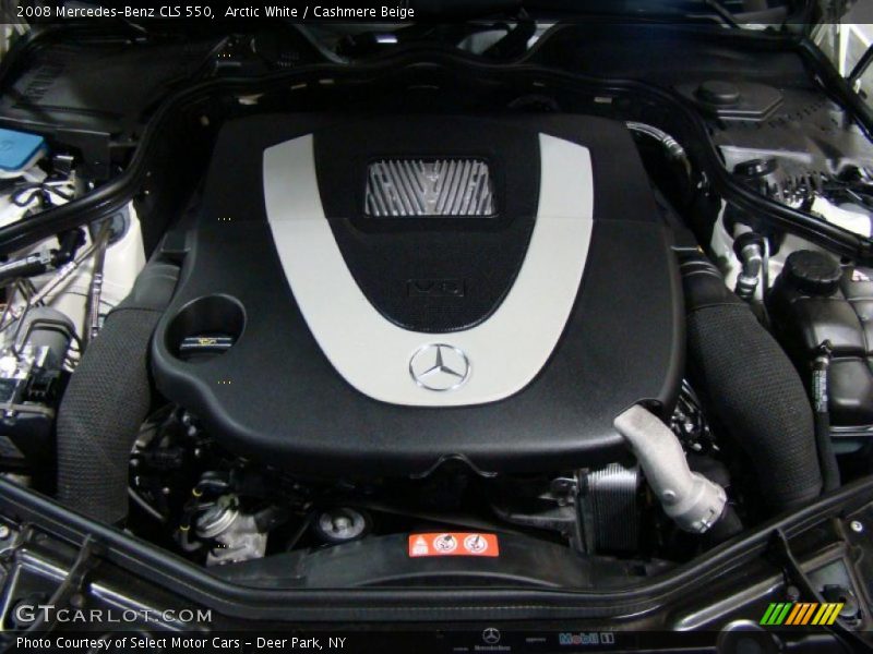 Arctic White / Cashmere Beige 2008 Mercedes-Benz CLS 550