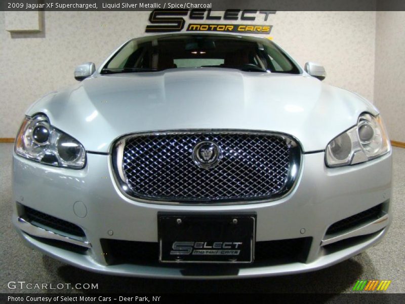 Liquid Silver Metallic / Spice/Charcoal 2009 Jaguar XF Supercharged