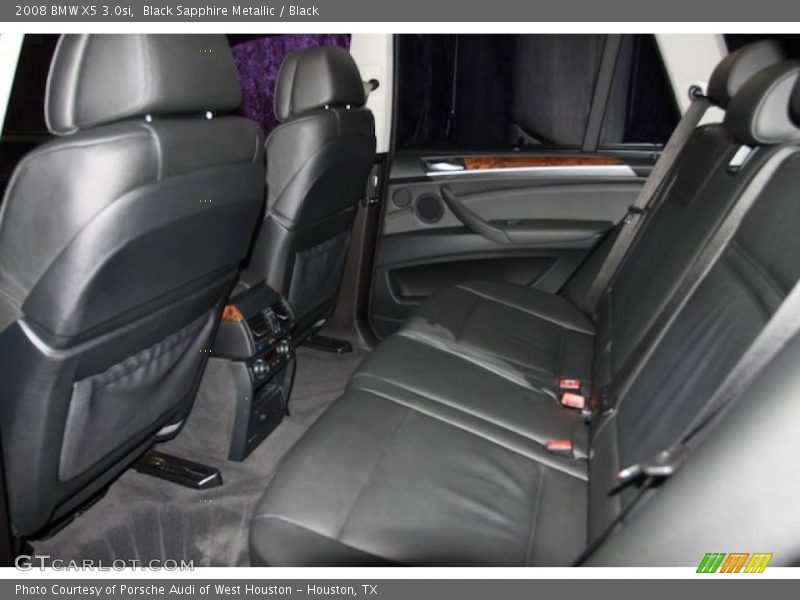 Black Sapphire Metallic / Black 2008 BMW X5 3.0si