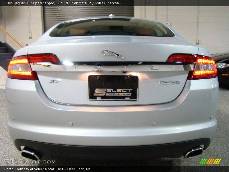 Liquid Silver Metallic / Spice/Charcoal 2009 Jaguar XF Supercharged