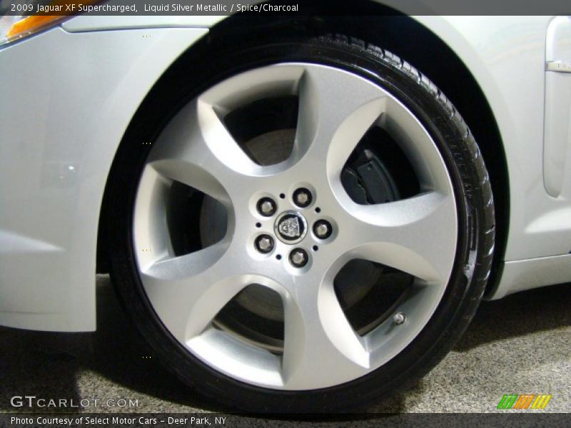 Liquid Silver Metallic / Spice/Charcoal 2009 Jaguar XF Supercharged