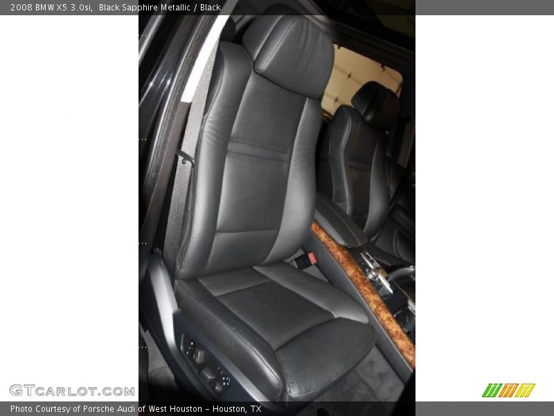 Black Sapphire Metallic / Black 2008 BMW X5 3.0si