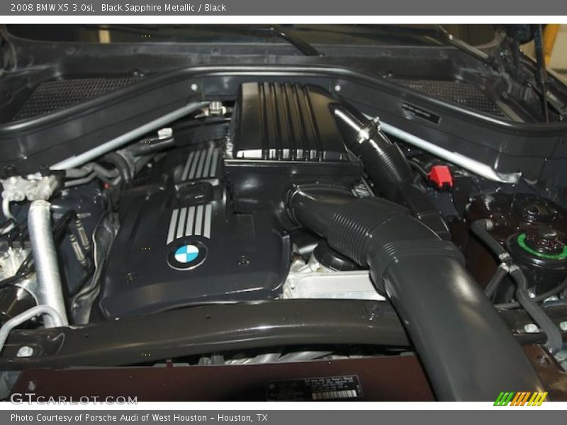 Black Sapphire Metallic / Black 2008 BMW X5 3.0si