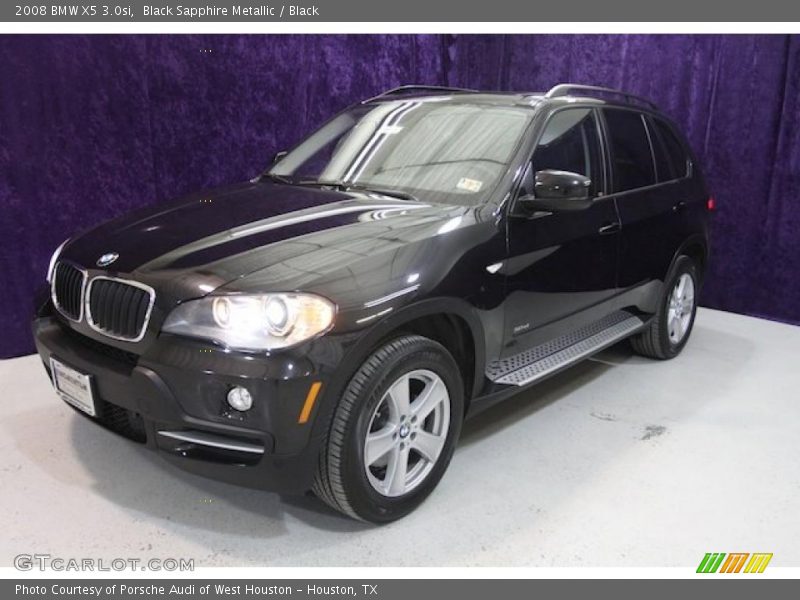 Black Sapphire Metallic / Black 2008 BMW X5 3.0si