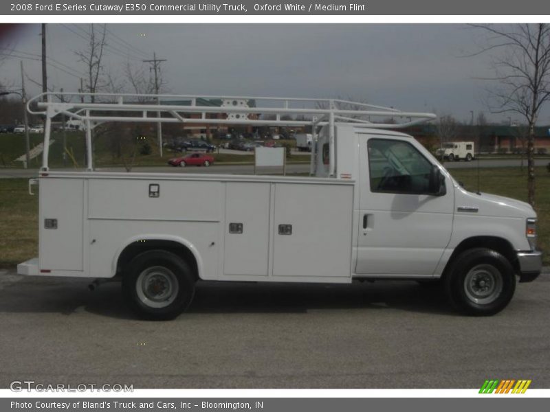 Oxford White / Medium Flint 2008 Ford E Series Cutaway E350 Commercial Utility Truck