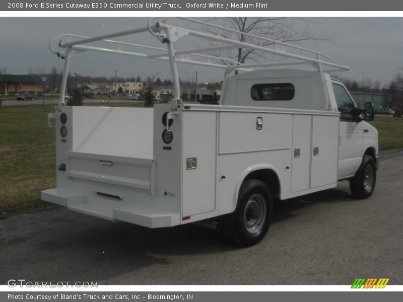 Oxford White / Medium Flint 2008 Ford E Series Cutaway E350 Commercial Utility Truck