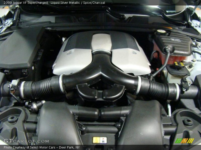 Liquid Silver Metallic / Spice/Charcoal 2009 Jaguar XF Supercharged