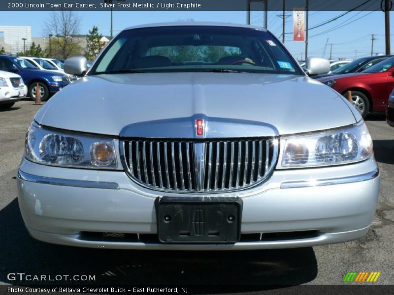 Silver Frost Metallic / Light Graphite 2000 Lincoln Town Car Cartier