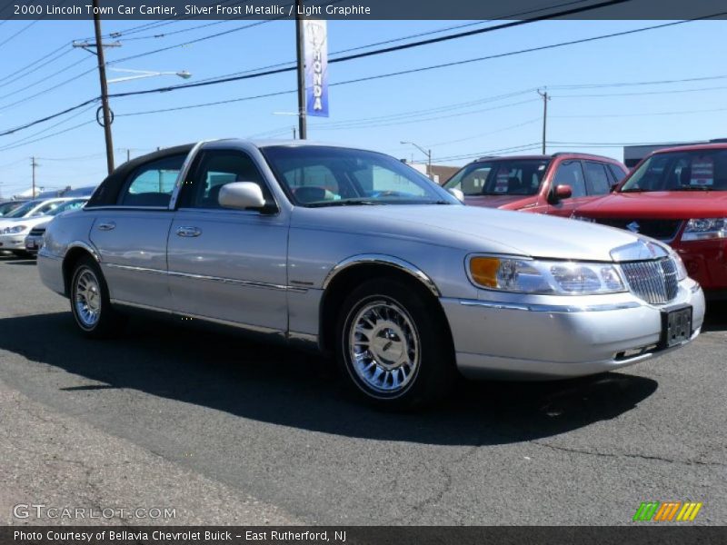 Silver Frost Metallic / Light Graphite 2000 Lincoln Town Car Cartier