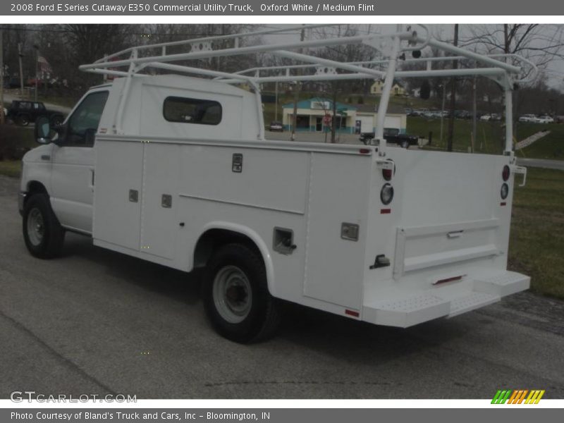 Oxford White / Medium Flint 2008 Ford E Series Cutaway E350 Commercial Utility Truck