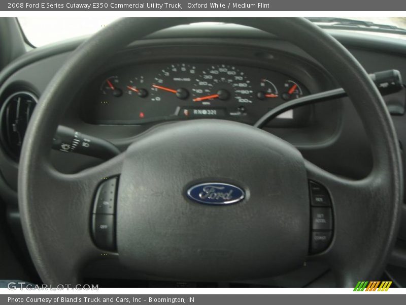 Oxford White / Medium Flint 2008 Ford E Series Cutaway E350 Commercial Utility Truck