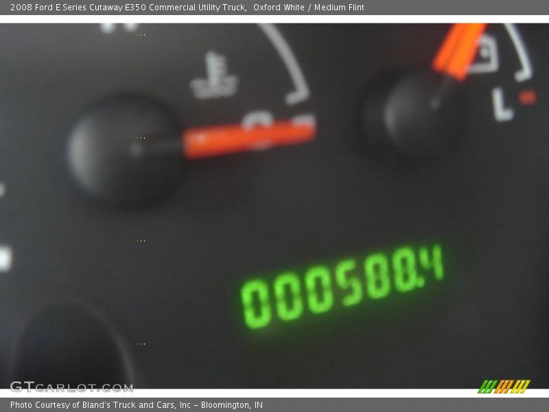 Oxford White / Medium Flint 2008 Ford E Series Cutaway E350 Commercial Utility Truck