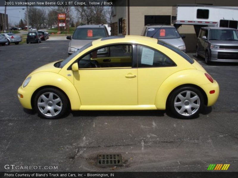 Yellow / Black 2001 Volkswagen New Beetle GLX 1.8T Coupe