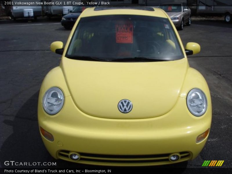 Yellow / Black 2001 Volkswagen New Beetle GLX 1.8T Coupe