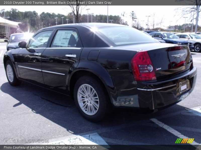 Brilliant Black Crystal Pearl / Dark Slate Gray 2010 Chrysler 300 Touring