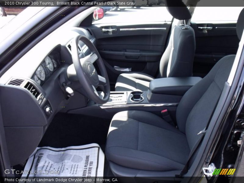 Brilliant Black Crystal Pearl / Dark Slate Gray 2010 Chrysler 300 Touring