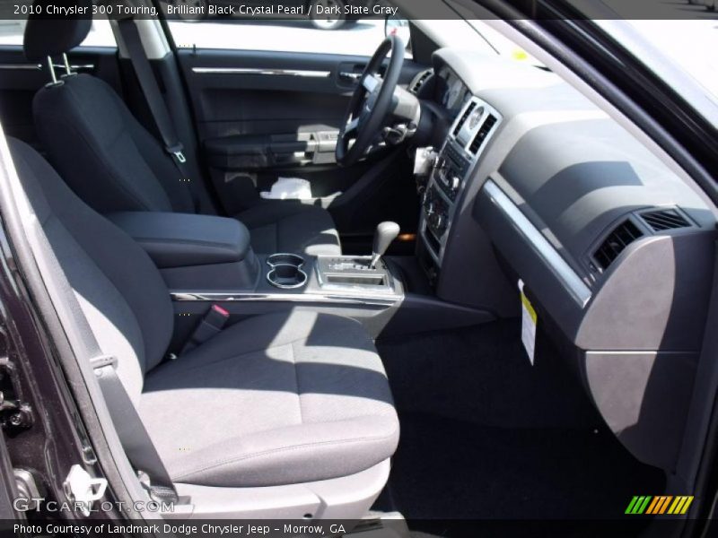 Brilliant Black Crystal Pearl / Dark Slate Gray 2010 Chrysler 300 Touring