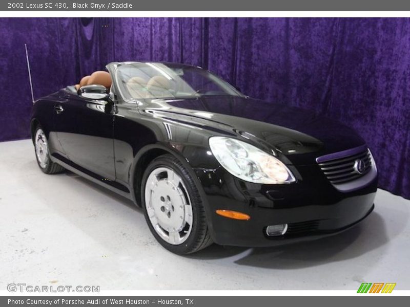 Black Onyx / Saddle 2002 Lexus SC 430