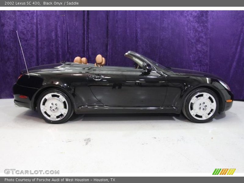 Black Onyx / Saddle 2002 Lexus SC 430