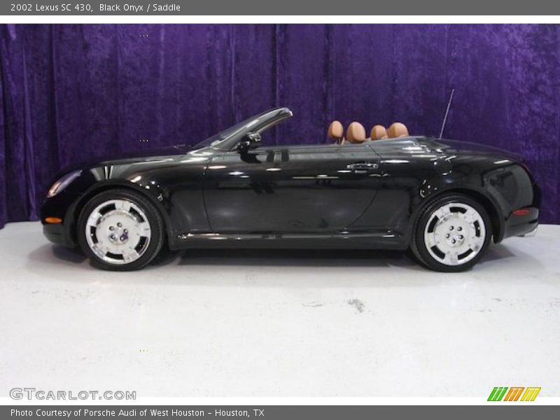 Black Onyx / Saddle 2002 Lexus SC 430