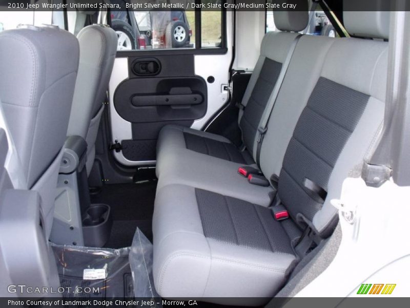 Bright Silver Metallic / Dark Slate Gray/Medium Slate Gray 2010 Jeep Wrangler Unlimited Sahara