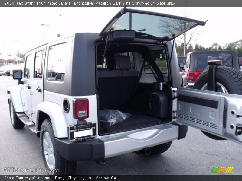Bright Silver Metallic / Dark Slate Gray/Medium Slate Gray 2010 Jeep Wrangler Unlimited Sahara