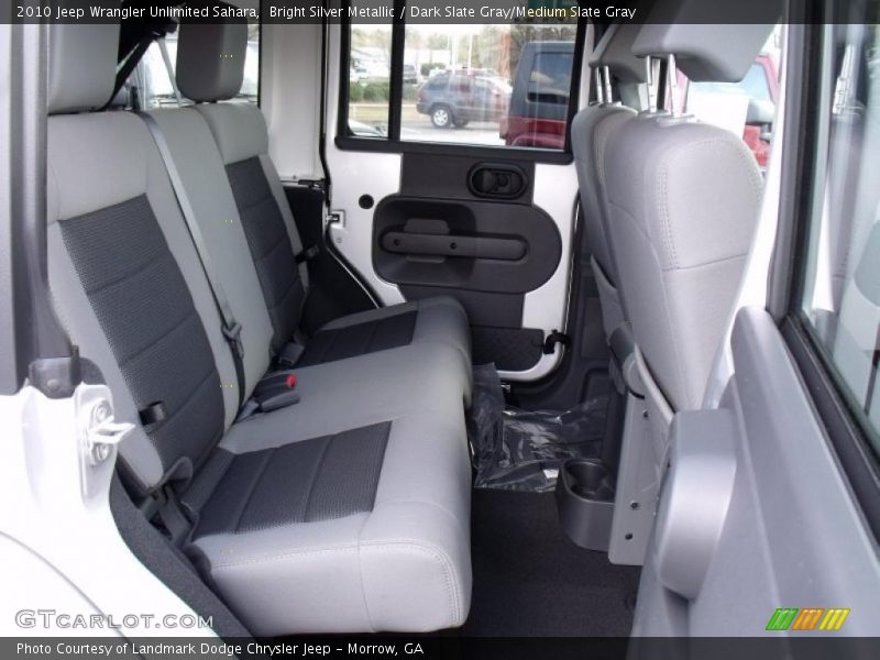 Bright Silver Metallic / Dark Slate Gray/Medium Slate Gray 2010 Jeep Wrangler Unlimited Sahara