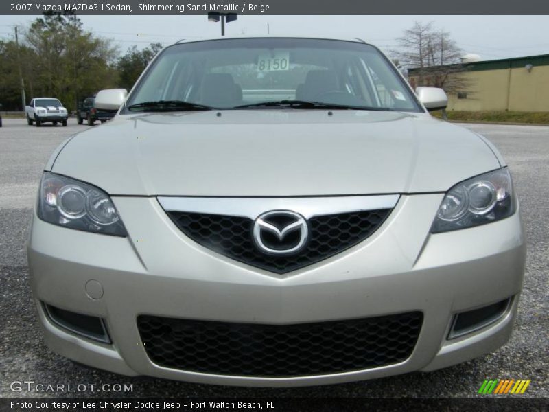Shimmering Sand Metallic / Beige 2007 Mazda MAZDA3 i Sedan