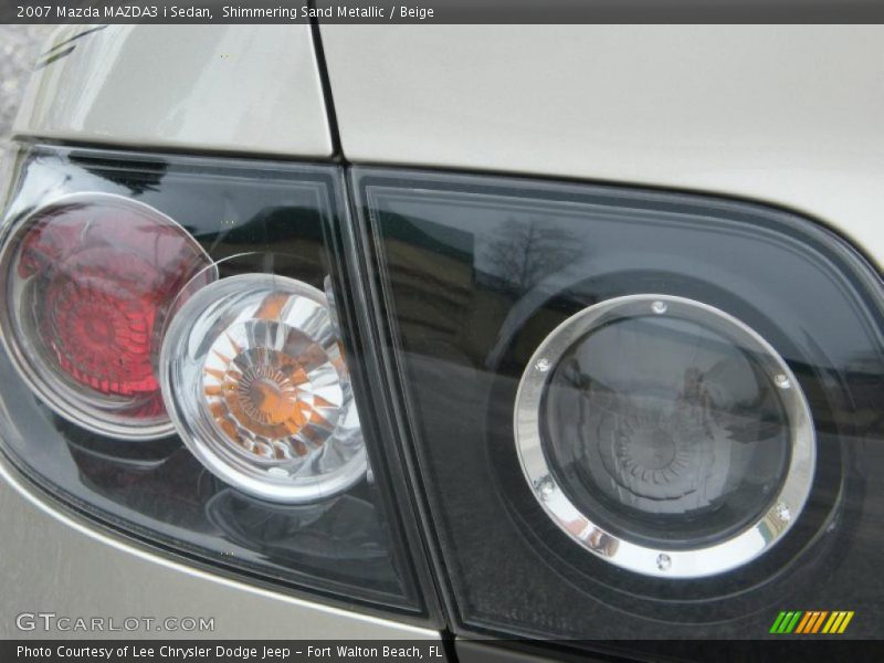 Shimmering Sand Metallic / Beige 2007 Mazda MAZDA3 i Sedan
