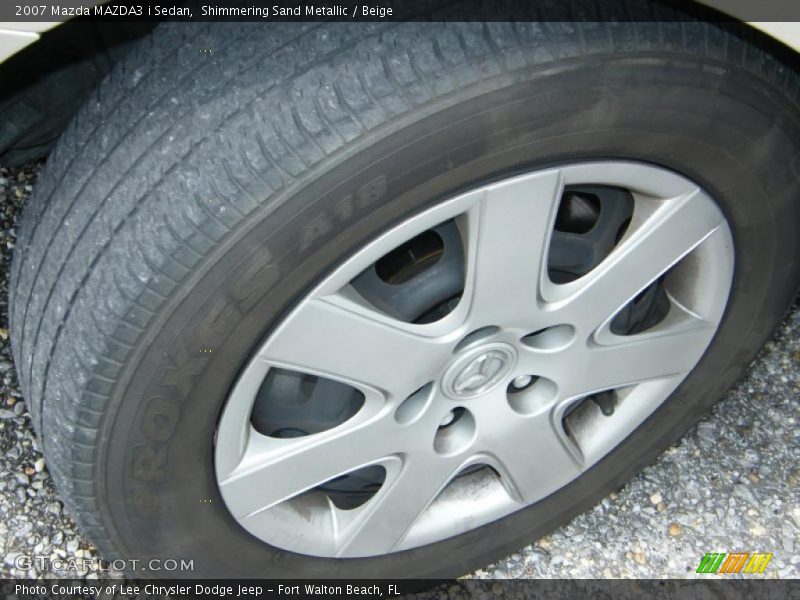 Shimmering Sand Metallic / Beige 2007 Mazda MAZDA3 i Sedan