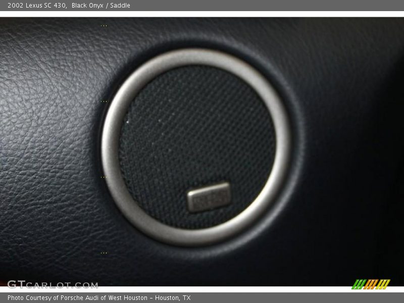 Black Onyx / Saddle 2002 Lexus SC 430