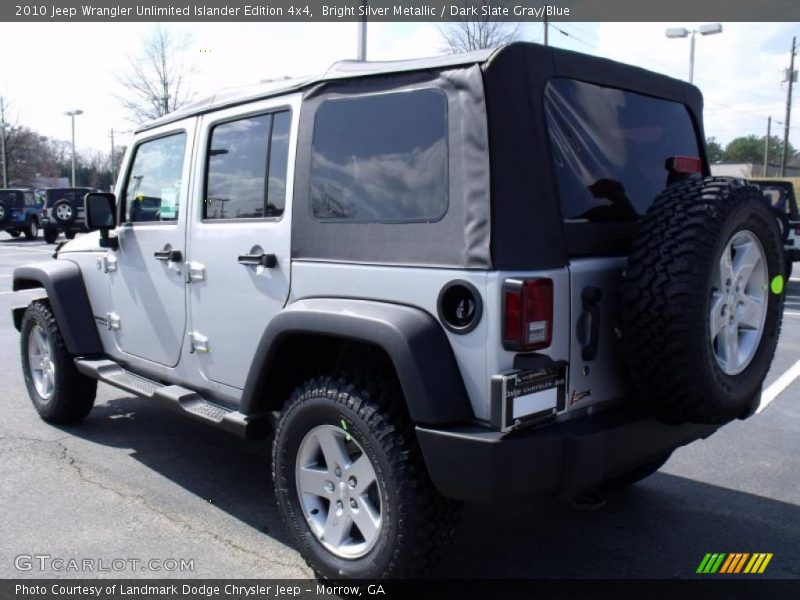 Bright Silver Metallic / Dark Slate Gray/Blue 2010 Jeep Wrangler Unlimited Islander Edition 4x4