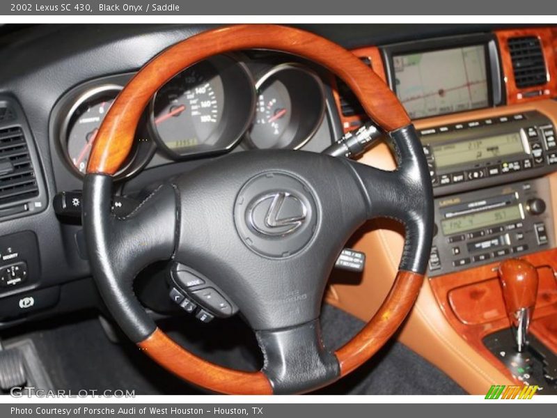 Black Onyx / Saddle 2002 Lexus SC 430