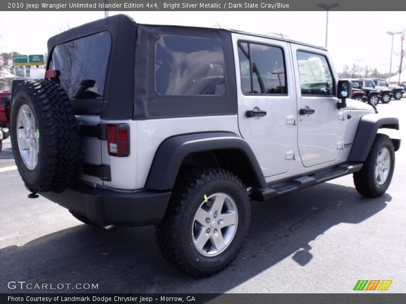 Bright Silver Metallic / Dark Slate Gray/Blue 2010 Jeep Wrangler Unlimited Islander Edition 4x4