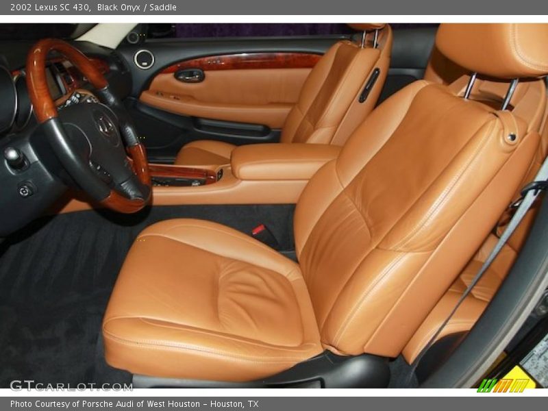 Black Onyx / Saddle 2002 Lexus SC 430