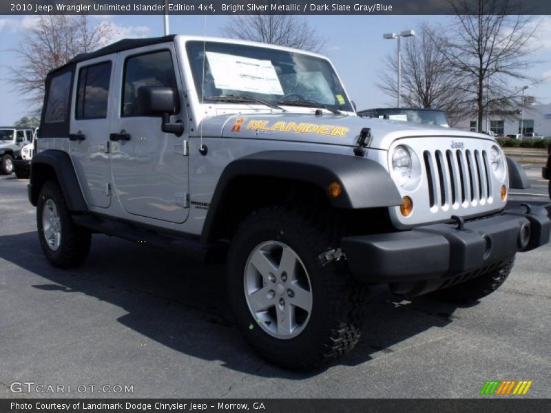 Bright Silver Metallic / Dark Slate Gray/Blue 2010 Jeep Wrangler Unlimited Islander Edition 4x4